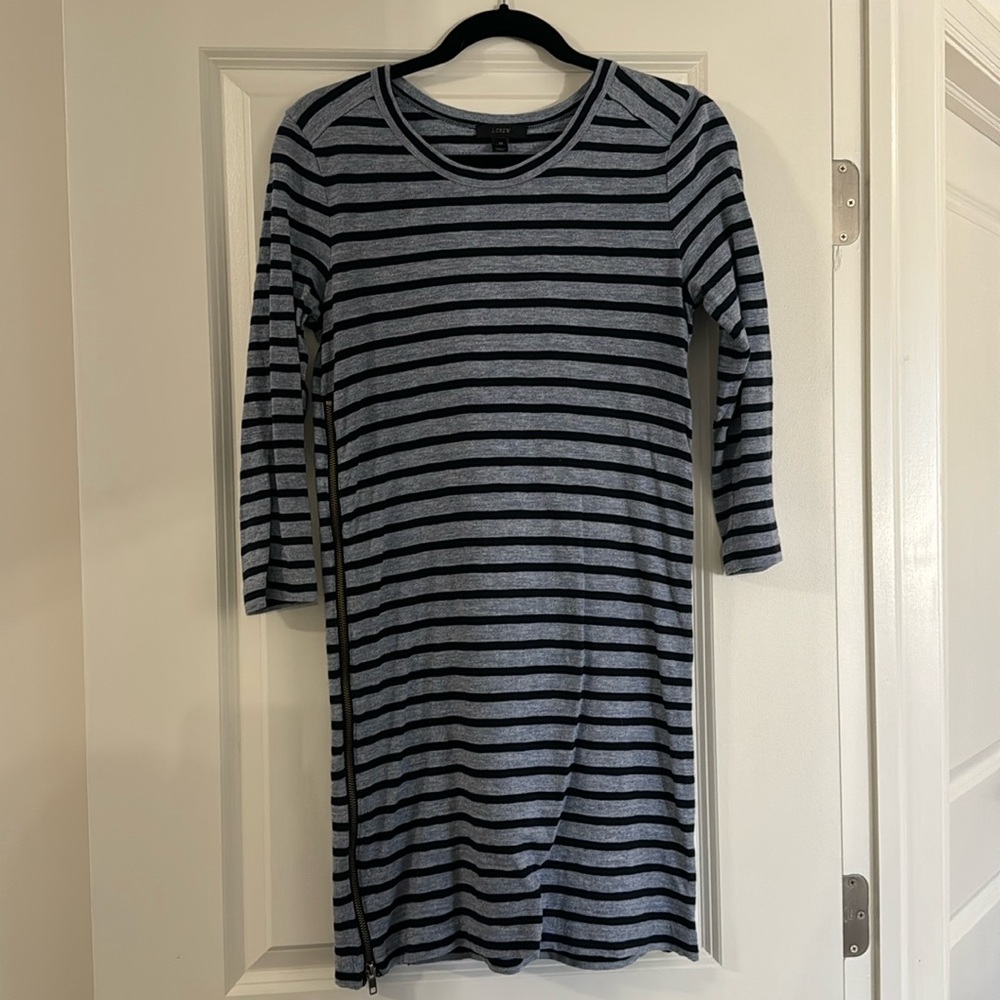 J. Crew dress with cute zipper detail
